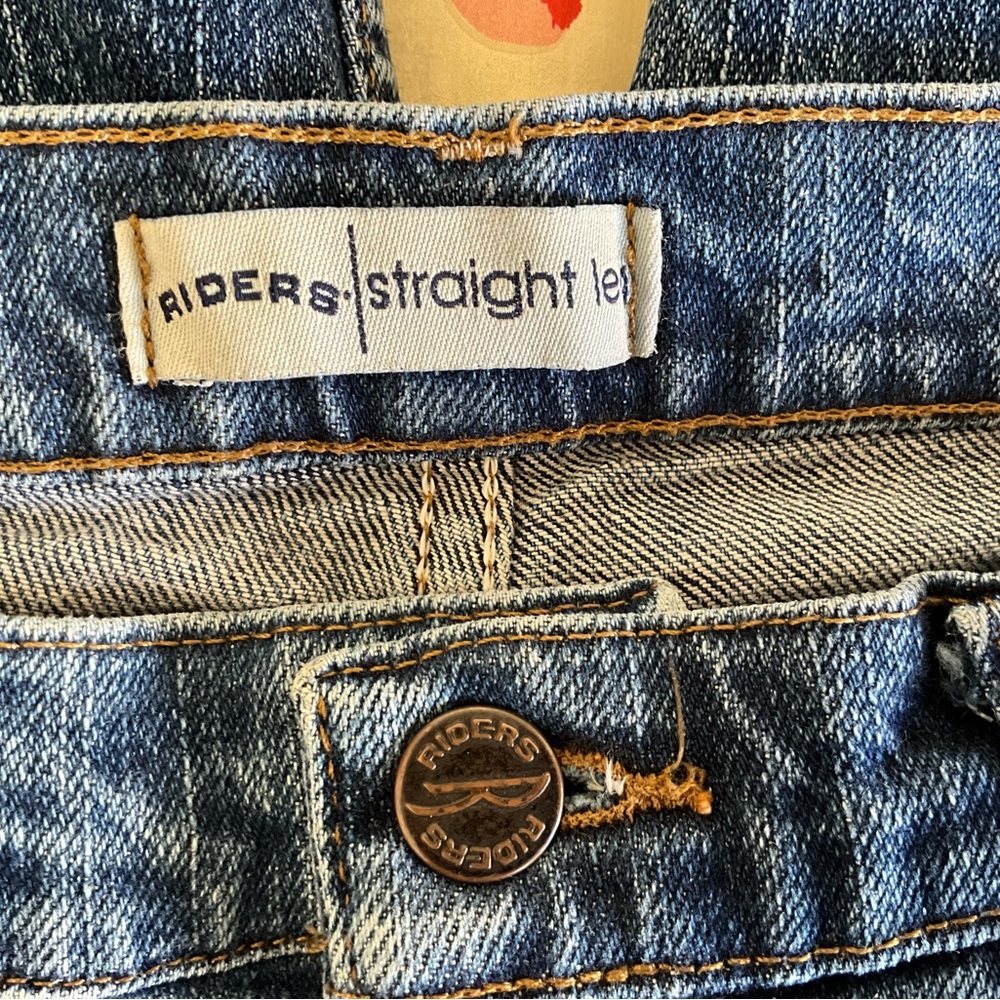 Riders Straight Leg Denim Blue  Jeans Women’s Size 8M 29x30 - Picture 5 of 7